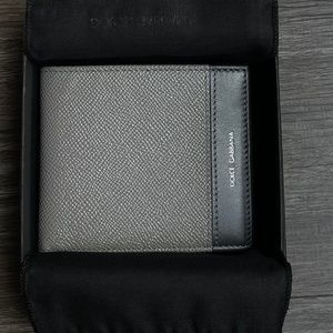 Dolce& Gabbana Men's Grey Wallet I Brand New